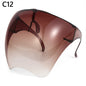 Driving Safety Glasses Anti-Fog Goggles UV Protective Sunglasses Visor Full Face Cover Daily Entertainment Eyewear 12