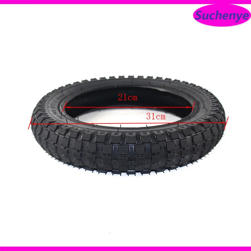 12 inch 12x2.40(64-203) Inner and Outer Tyre 12x2.4 Pneumatic Tire for Kids Bike Children's Bicycle Accessories