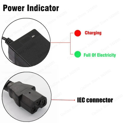 71.4V 5A Lithium Battery Charger For 17S 62.9V Li-ion battery pack Charger high quality Plug EU/US/UK/AU