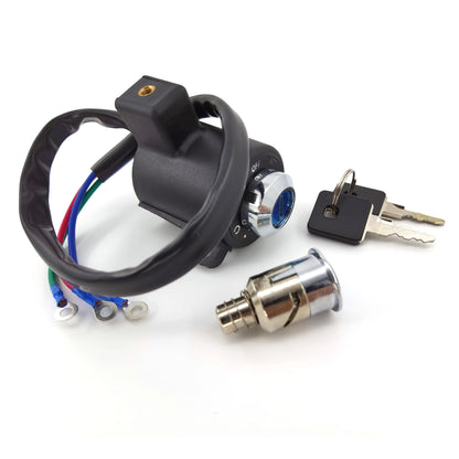 Motorcycle Ignition Switch Lock with 2 Keys for Harley Sportster XL 883 1200 1995-2003
