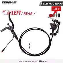 TANKE E-Scooter & MTB Hydraulic Disc Brake Kit - 160mm Rotors - Electric Power Cut-Off Shifter