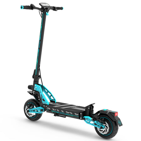   DT10 Electric Scooter 52V 15.6Ah 1000W Motor – 10" Tubeless Tires, NFC Start, Dual Disc Brakes (Blue)