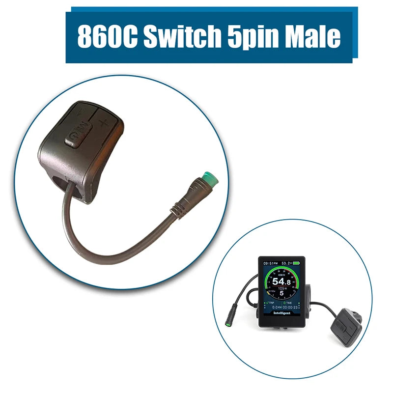 E-bike Cable For Bafang/8FUN Motor Kits Gear Sensor USB Programming Hydraulic Brake Sensor Display Holder 5PIN Brake 3pin 1T4 1