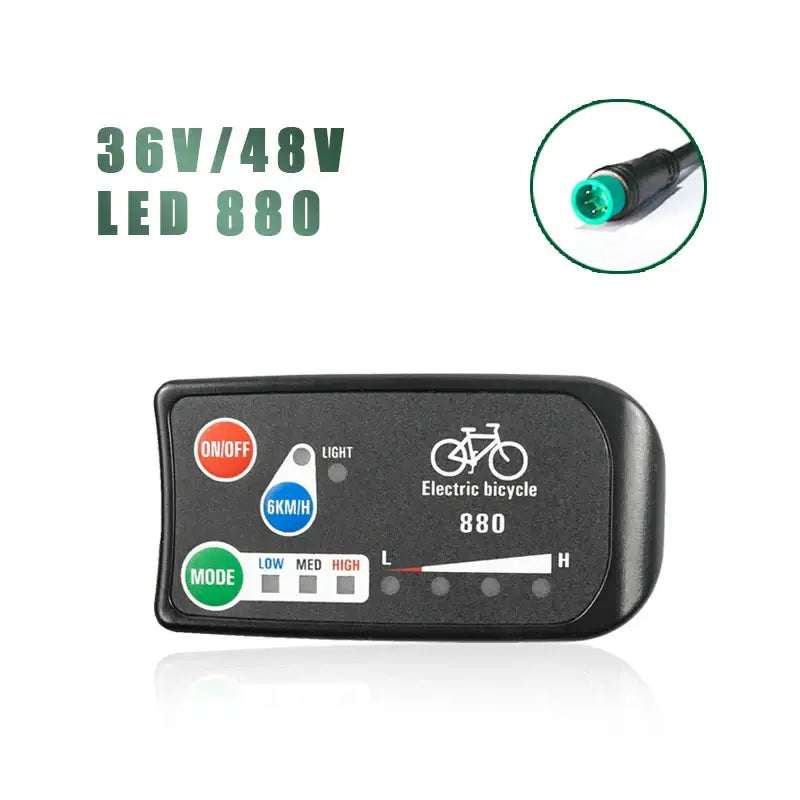 KT E-Bike LCD & LED Display 24V 36V 48V Universal for Kunteng Controller