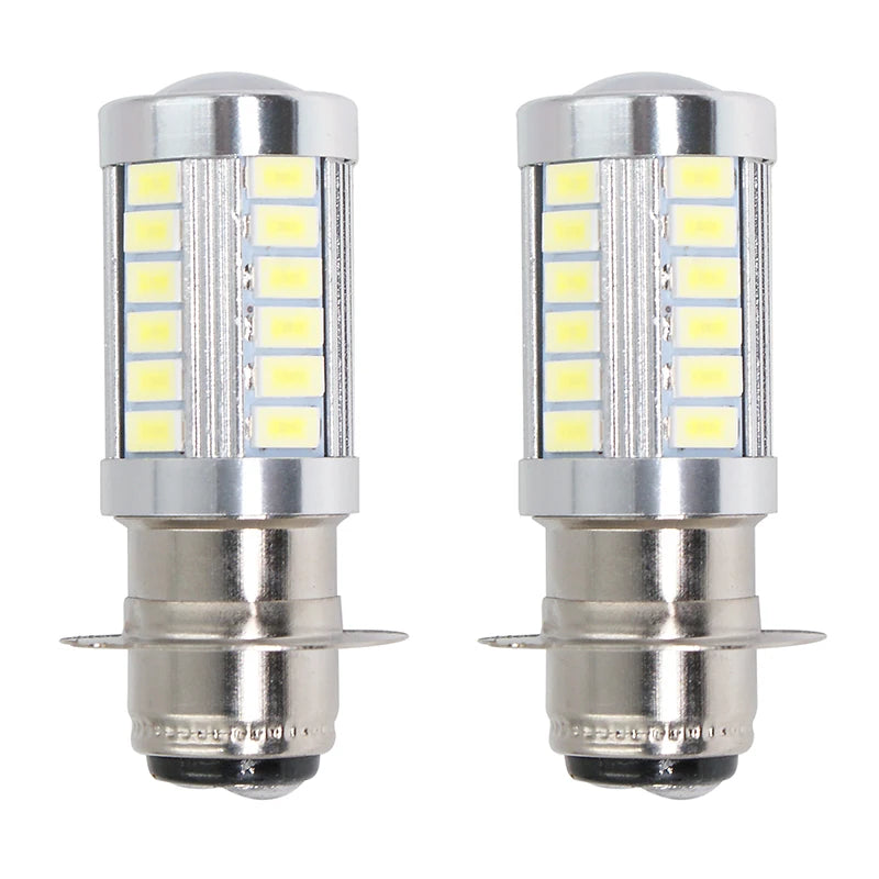 1X PX15D P15D 33 SMD H6M LED Ba20d 5630 33 LED Fog light Lamp Auto Motorcycle/Motor Bike/ Headlights High/Low Beam Bulb 12V