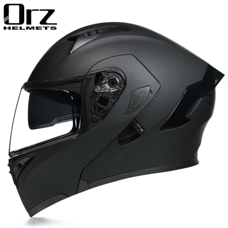 Flip Up Motorcycle Helmet Double lens full face helmet High quality DOT approved 2