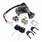 Motorcycle 4 Pins Ignition Switch Lock Set With 2 Keys For Moped Scooter 50cc 150cc GY6 Taotao Jonway Roketa Accessories