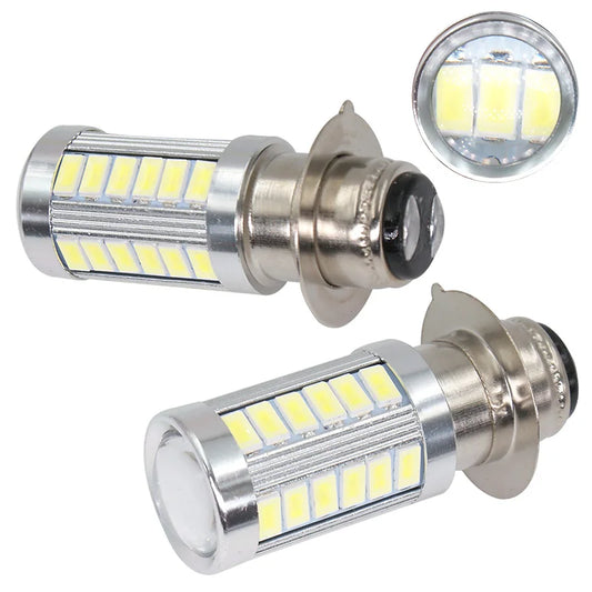 1X PX15D P15D 33 SMD H6M LED Ba20d 5630 33 LED Fog light Lamp Auto Motorcycle/Motor Bike/ Headlights High/Low Beam Bulb 12V