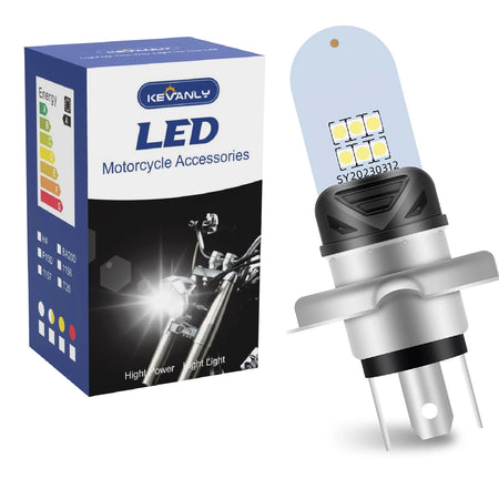 H4 LED motorcycle headlight bulb for high and low beam