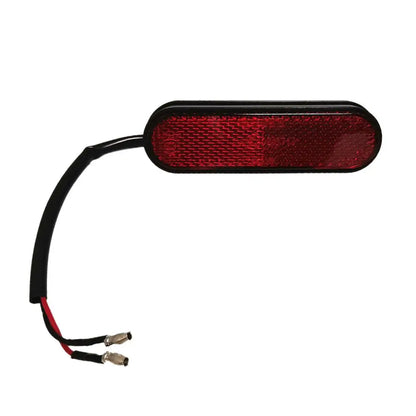 1Pc Universal Motorcycle Rear Reflector License Plate Light 3 LED Number Plate Light Tail Red Reflector