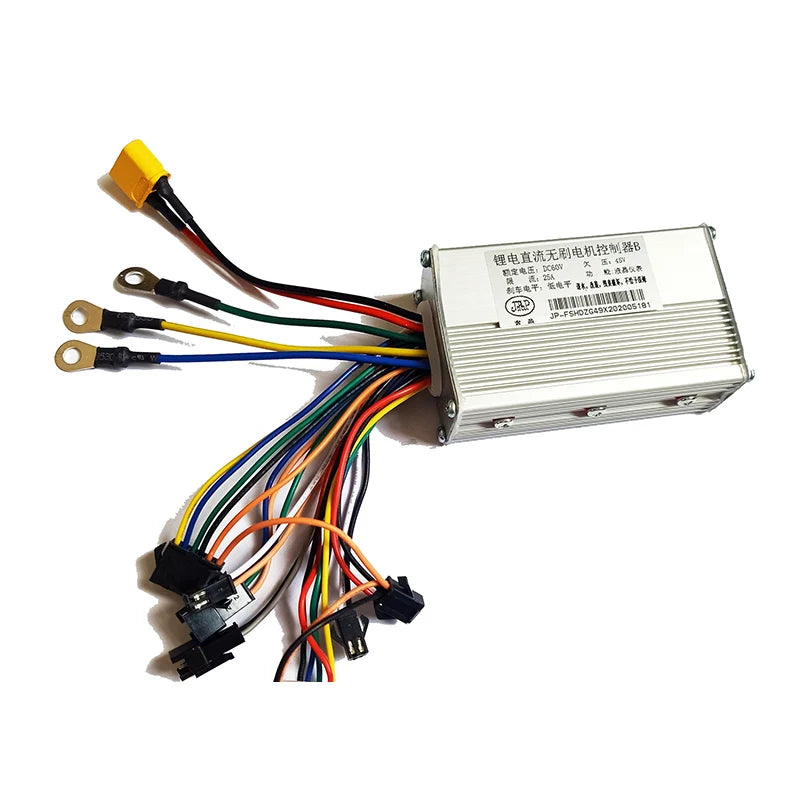 J&P Electric Scooter Intelligent Controller Dual Mode Brushless Motor Jipin Controller A/B 60V 25A 50A Hall Motor Controller