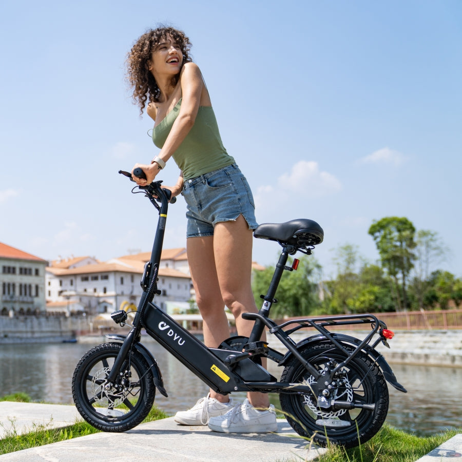 DYU C3 Foldable Electric Bike 350W 36V 7.5Ah | Compact City Commuter E-Bike