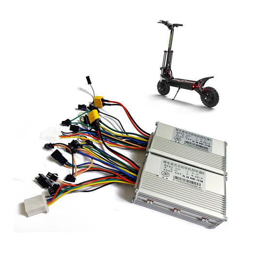 J&P Electric Scooter Intelligent Controller Dual Mode Brushless Motor Jipin Controller A/B 60V 25A 50A Hall Motor Controller