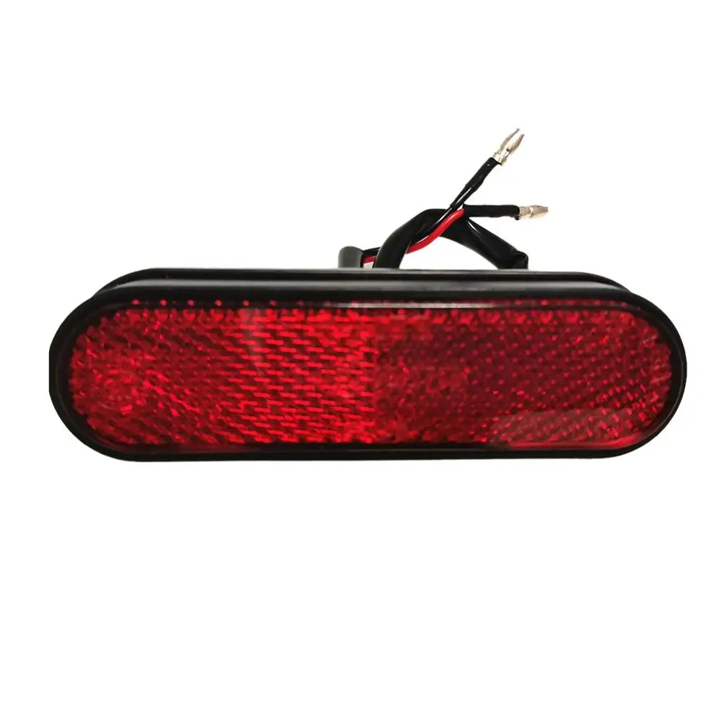1Pc Universal Motorcycle Rear Reflector License Plate Light 3 LED Number Plate Light Tail Red Reflector