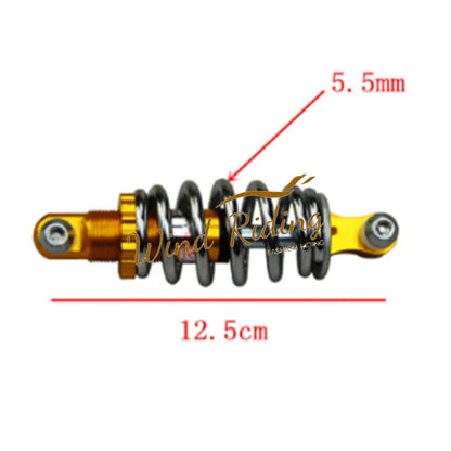 Electric Scooter Rear Support Shock Absorber Rear Spring Shock Absorber Center Distance 110mm / 115 / 125mm Gold Shock Absorber