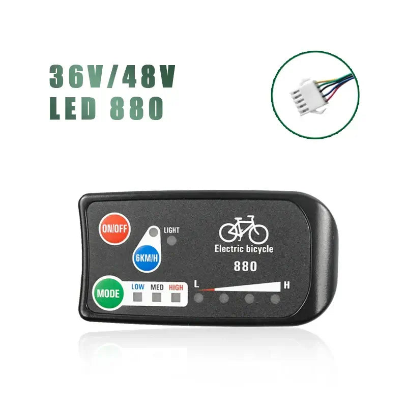 KT E-Bike LCD & LED Display 24V 36V 48V Universal for Kunteng Controller