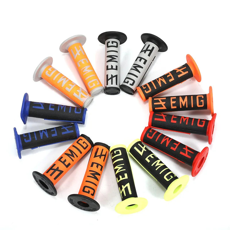 Motocross Accessories Motorcycle Grips - Enduro Cross Handle Cuffs for GEL GP MX - 9 Color Rubber Handlebar Protection