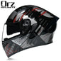 Flip Up Motorcycle Helmet Double lens full face helmet High quality DOT approved 12