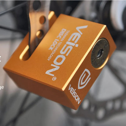 VEISON 50mm Mg-Al Alloy Motorcycle Lock Motorbike Brake Disc Safety Lock Mountain Bike Disc Lock Motocross Security Lock