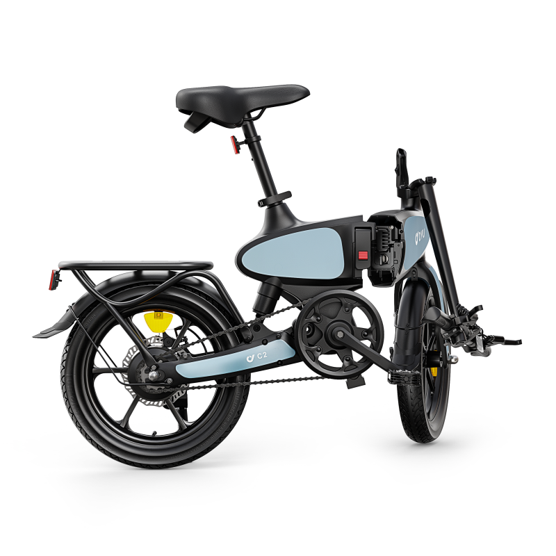 DYU C2 Foldable Electric Bike 250W 48V 7.5Ah | Compact Magnesium Alloy Frame