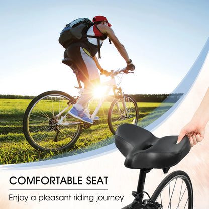 WEST BIKING Bicycle Saddle Waterproof Widened Thickened Cushion Ergonomic MTB Road Bike Seat Shock Absorption Cycling Saddles