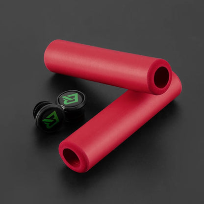 ROCKBROS Cycling Grips Bicycle Grips MTB Silicone Sponge Handlebar Grips Bike Grips Mountain Bike Bicycle Handlebars Ultraight GMBT1001RD CHINA