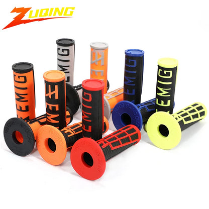Motocross Accessories Motorcycle Grips - Enduro Cross Handle Cuffs for GEL GP MX - 9 Color Rubber Handlebar Protection