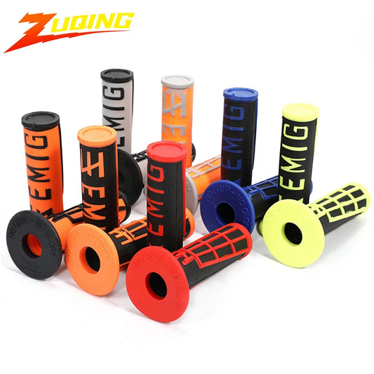 Motocross Accessories Motorcycle Grips - Enduro Cross Handle Cuffs for GEL GP MX - 9 Color Rubber Handlebar Protection