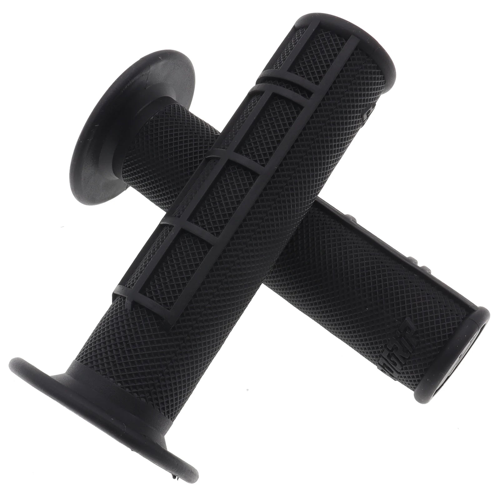 7/8" Rubber Handlebar Handle Grip 22mm Grips Left and Right ATV Motorcycle Dirt Pit Bike Motocross Thumb Throttle black