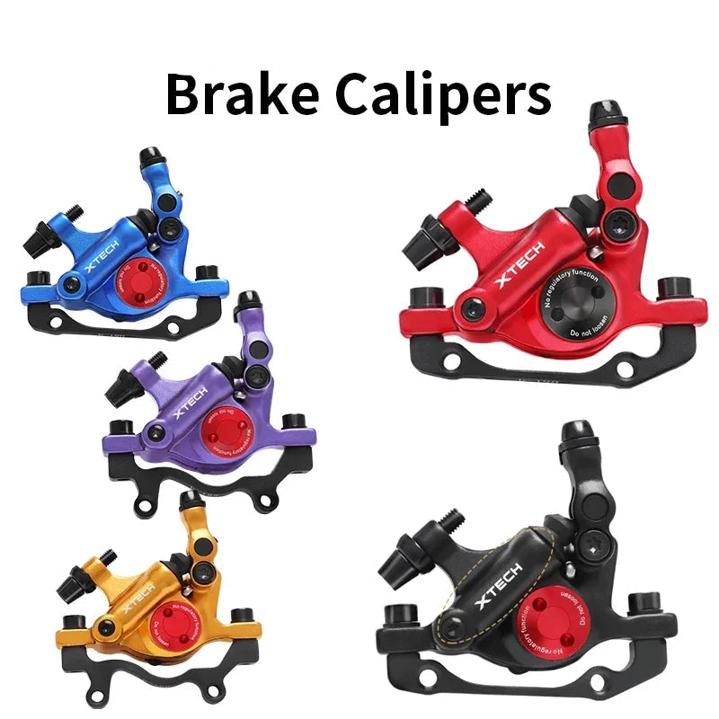 HB100 Mountain Bicycle Hydraulic Disc Brake Calipers - Front and Rear Set