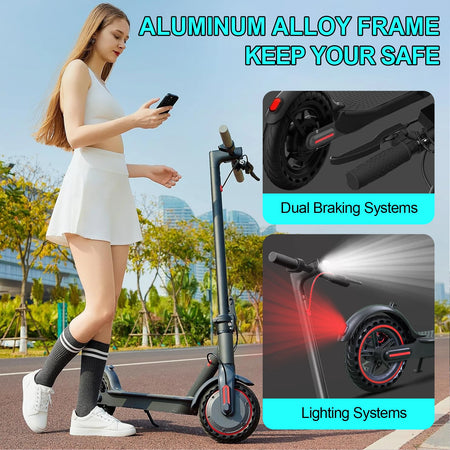 HEZZO HS-04PRO adult electric scooter with compact folding system