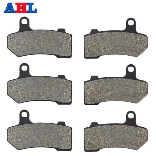 Motorcycle Parts Front & Rear Brake Pads Kit for Harley FLHTCU FLHTC FLHR FLTRX 2010-2012 Ultra Classic Electra Glide