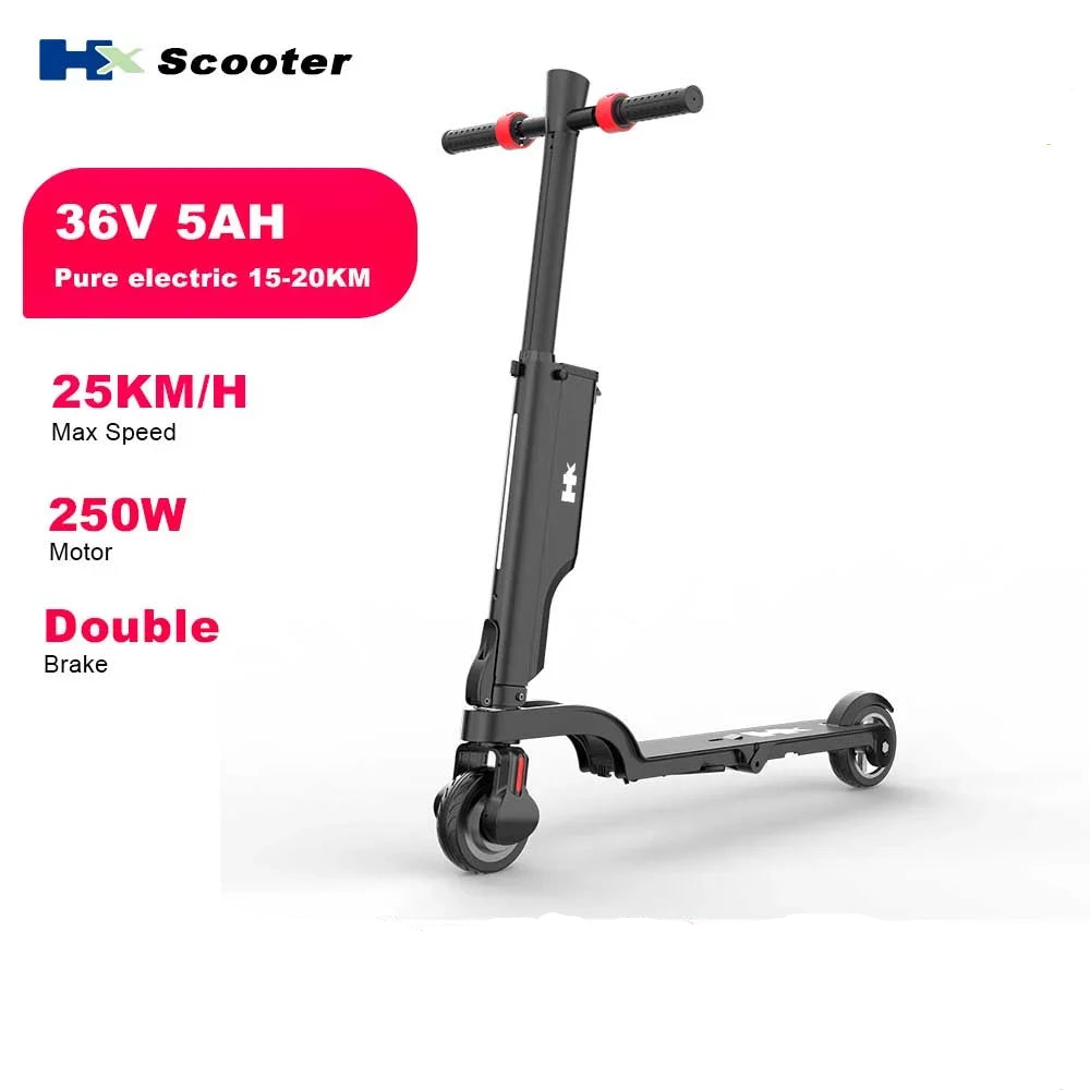 HX X6 foldable e-scooter for urban transportation