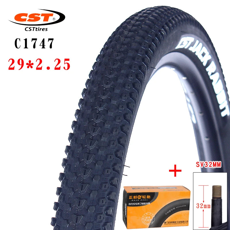 CST jack rabbit mountain bike tires 29inch 29*2.25 off-road folding tire anti puncture EPS 27.5 x1.95 2.1 C1747N bicycle tyre 29x2.25 SV32 China