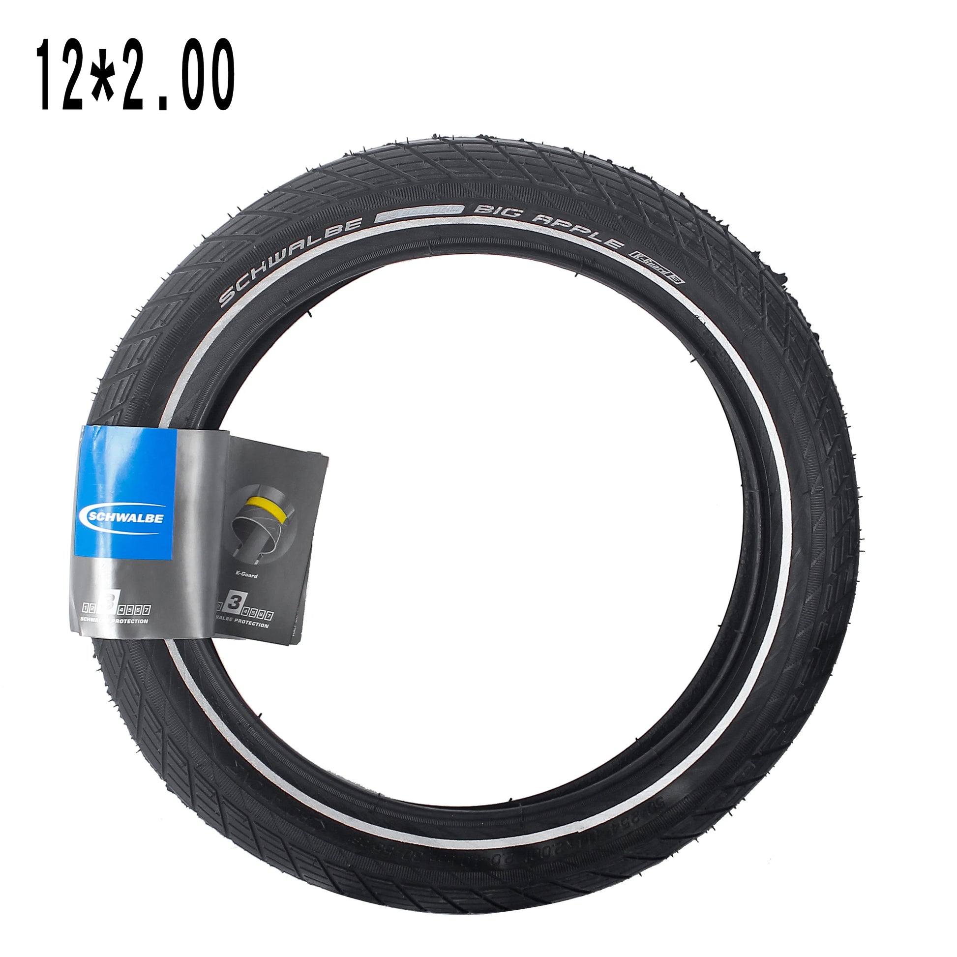Schwalbe Big Apple 12 14 Inch 14*2.00 COMFORT Bike Tire 16 18Inch 16*2.00 18*2.00 20*2.00 For Bicycles and E-bikes 12X2.00 Wire China