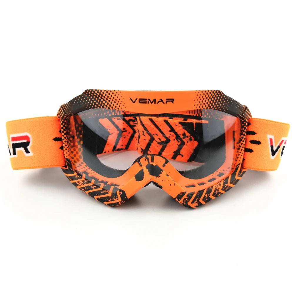 Vemar Motorcycle Glasses Kids Child Motorbike Racing Goggles MX MTB Off-Road Dirt kid Bike For motocross Helmet gafas