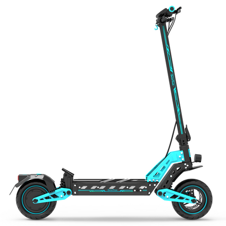  DT10 Electric Scooter 52V 15.6Ah 1000W Motor – 10" Tubeless Tires, NFC Start, Dual Disc Brakes (Blue)