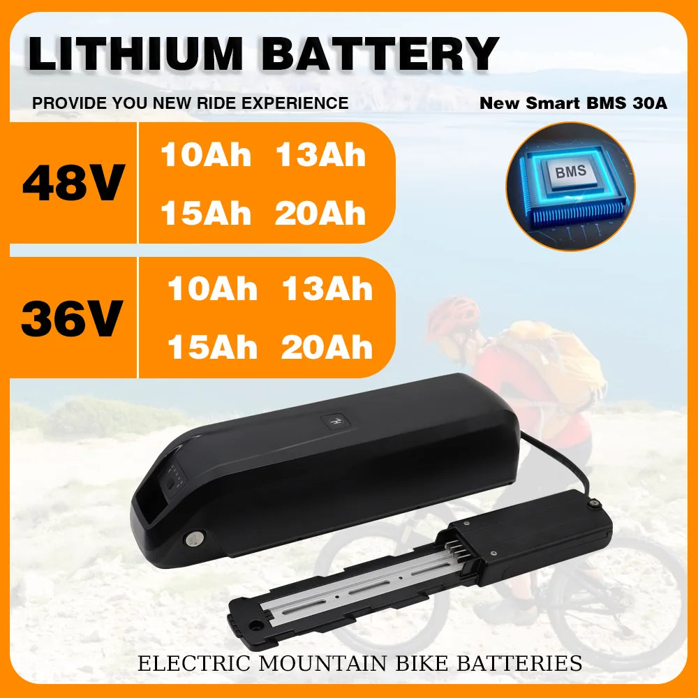 Hailong Lithium-Ion Battery 20Ah for 1000W E-Bike Motors