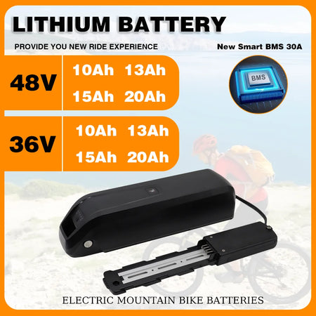 Hailong Lithium-Ion Battery 20Ah for 1000W E-Bike Motors