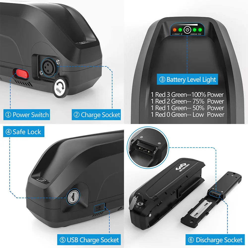 Hailong Polly 21700 Lithium Battery Pack Side View