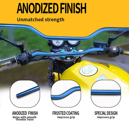   Motorcycle 7/8" Aluminum Alloy Handlebar