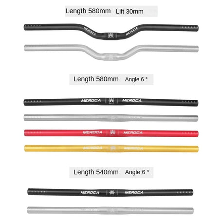  Mountain Bike Handlebar Straight Aluminum Alloy Riser