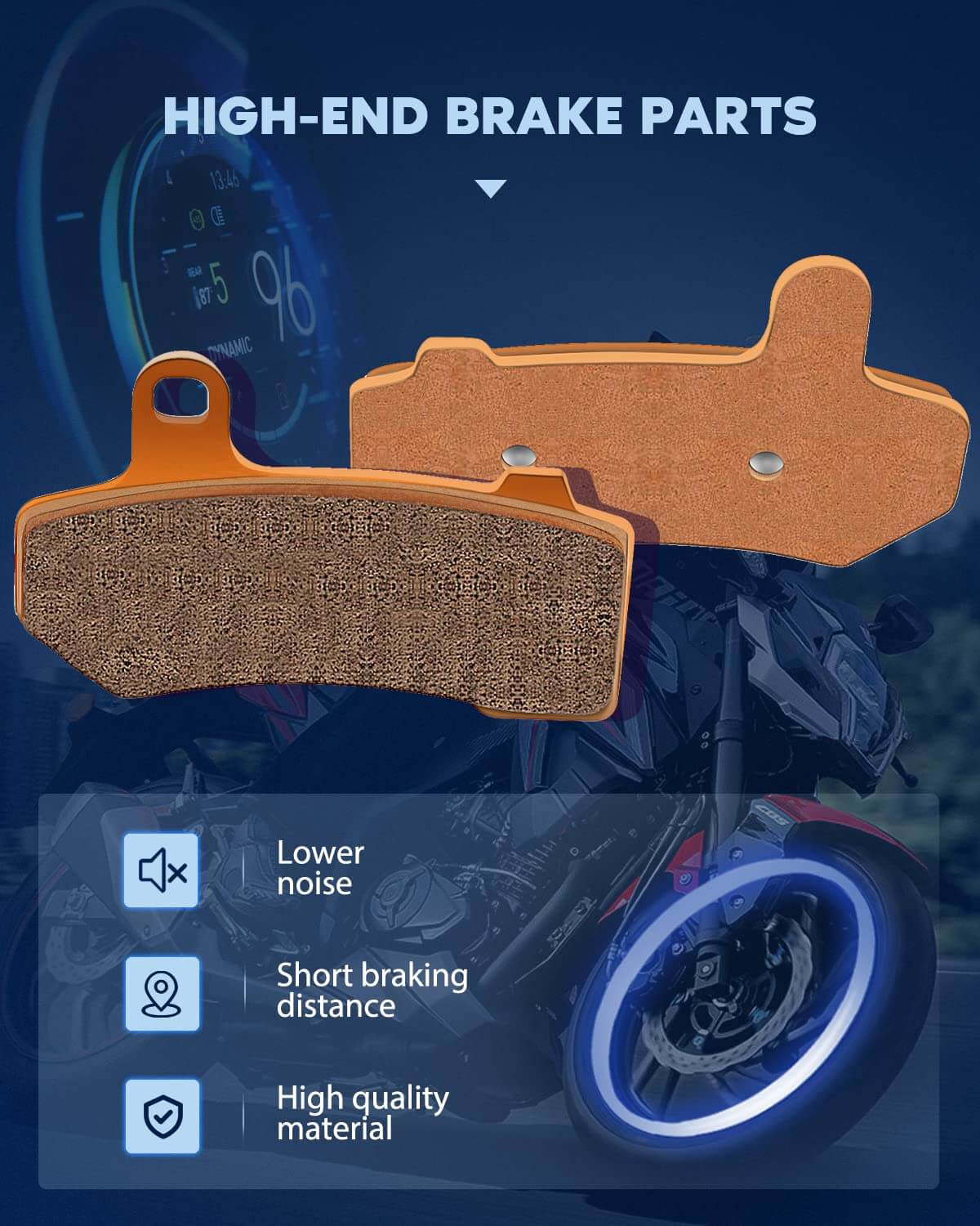 Harley Davidson brake pads replacement