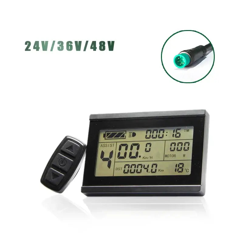 KT E-Bike LCD & LED Display 24V 36V 48V Universal for Kunteng Controller
