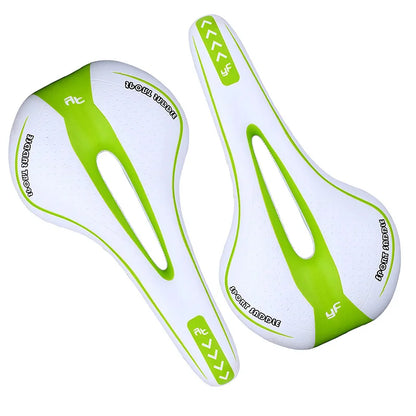Cycling Seat Saddle Soft Bicycle Pad Saddle Ergonomic Shock MTB Road Bike Silicone Skid-proof Seat Quality Leather Cushion