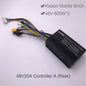 Mantis 8 48V25A Sine Wave Controller A B Front Rear Original Kaabo Mantis 8inch 800W Hall Electric Scooter Spare Parts Controller A Rear