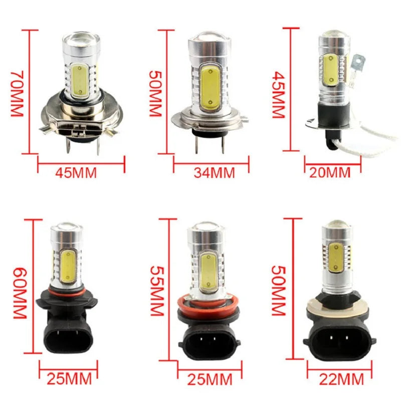 EURS H4 motorcycle led headlight bulb H7 LED H11 9005 9006 881 H3 COB Moto Motorbike LED Lamps Conversion Kit Bulbs Auto light