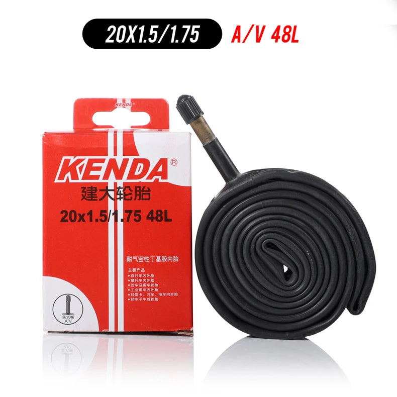 KENDA inner tube 20 inch 20x1.5-1.75 mountain bike tubes Schrader Presta bicycle inner tube 20er tire chambre air ultralight 1pc Schrader 48L China