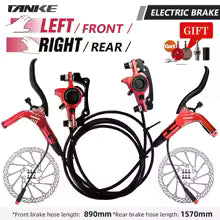 TANKE E-Scooter & MTB Hydraulic Disc Brake Kit - 160mm Rotors - Electric Power Cut-Off Shifter