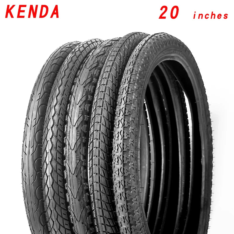 Kenda 20-Inch Folding Bike Tire, Size 20 x 1.75 High-Performance Replacement Tire